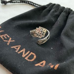 Alex and Ani Endless Knot Adjustable Spoon Ring